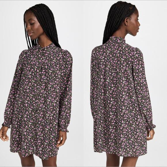 NWT English Factory Floral Button Detail Mini Dress Size SMALL - Picture 1 of 7
